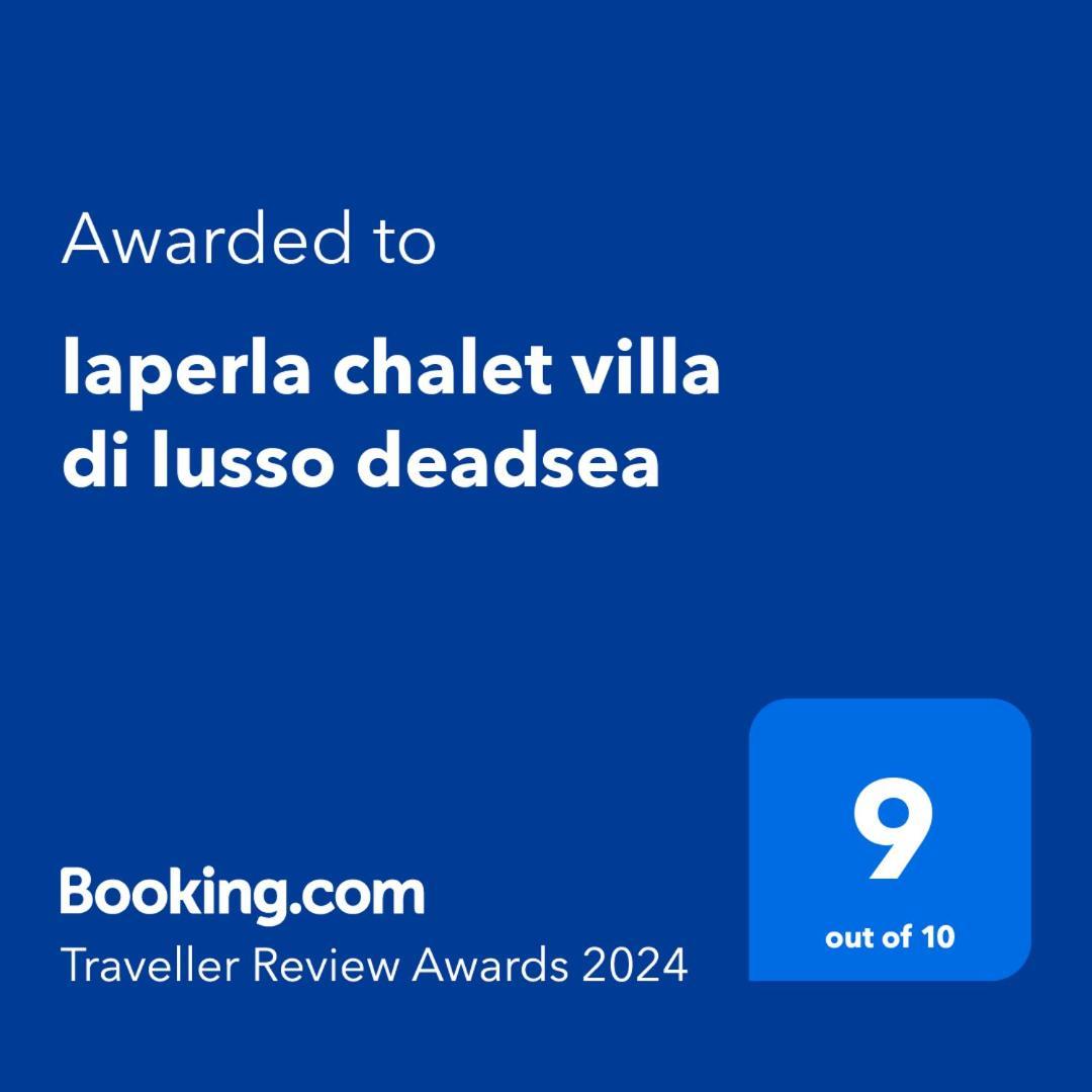 Laperla Chalet Villa Di Lusso Deadsea Sweimeh Buitenkant foto